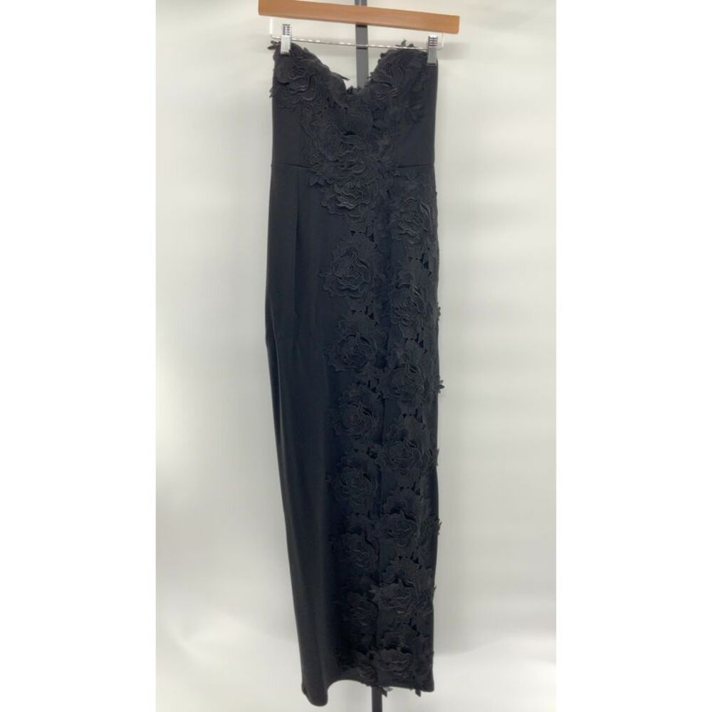 Elegant Black Strapless Dress